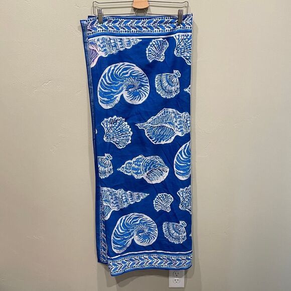 NWT Lilly Pulitzer Sharol Pareo Swim Cover Up in Barton Blue - One Size - Picture 4 of 8